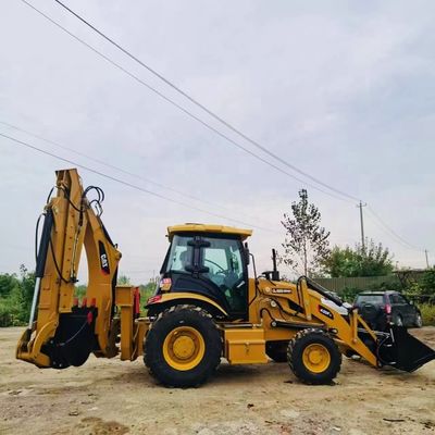 Low Hours CAT 420F Backhoe Loader with Excellent Condition at Building Material Shops