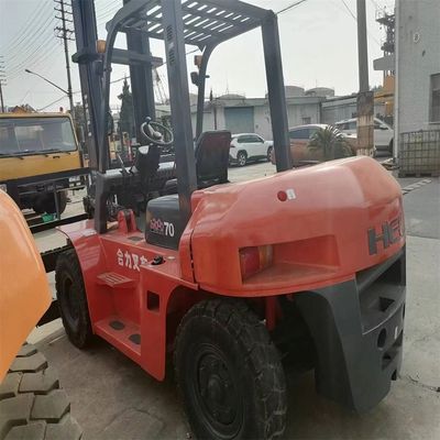 USED HELI CPCD70 7ton Diesel Forklift for Sales Original Engine Side Shift