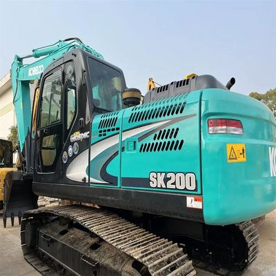Crawler Tracked Construction Equipment Kobelco SK200-8 Excavator with 0-2000 Working Hours