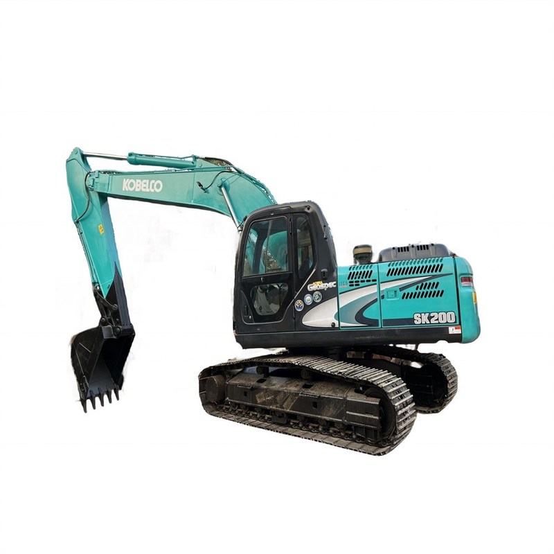 Crawler Tracked Construction Equipment Kobelco SK200-8 Excavator with 0-2000 Working Hours